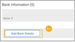click Add bank information
