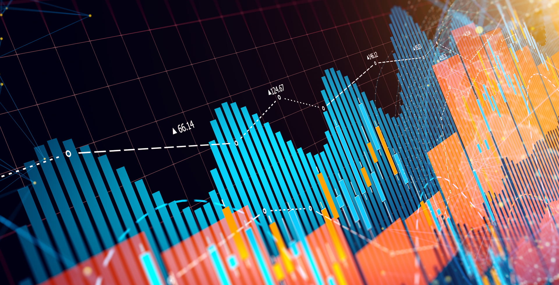 Chart displays trends