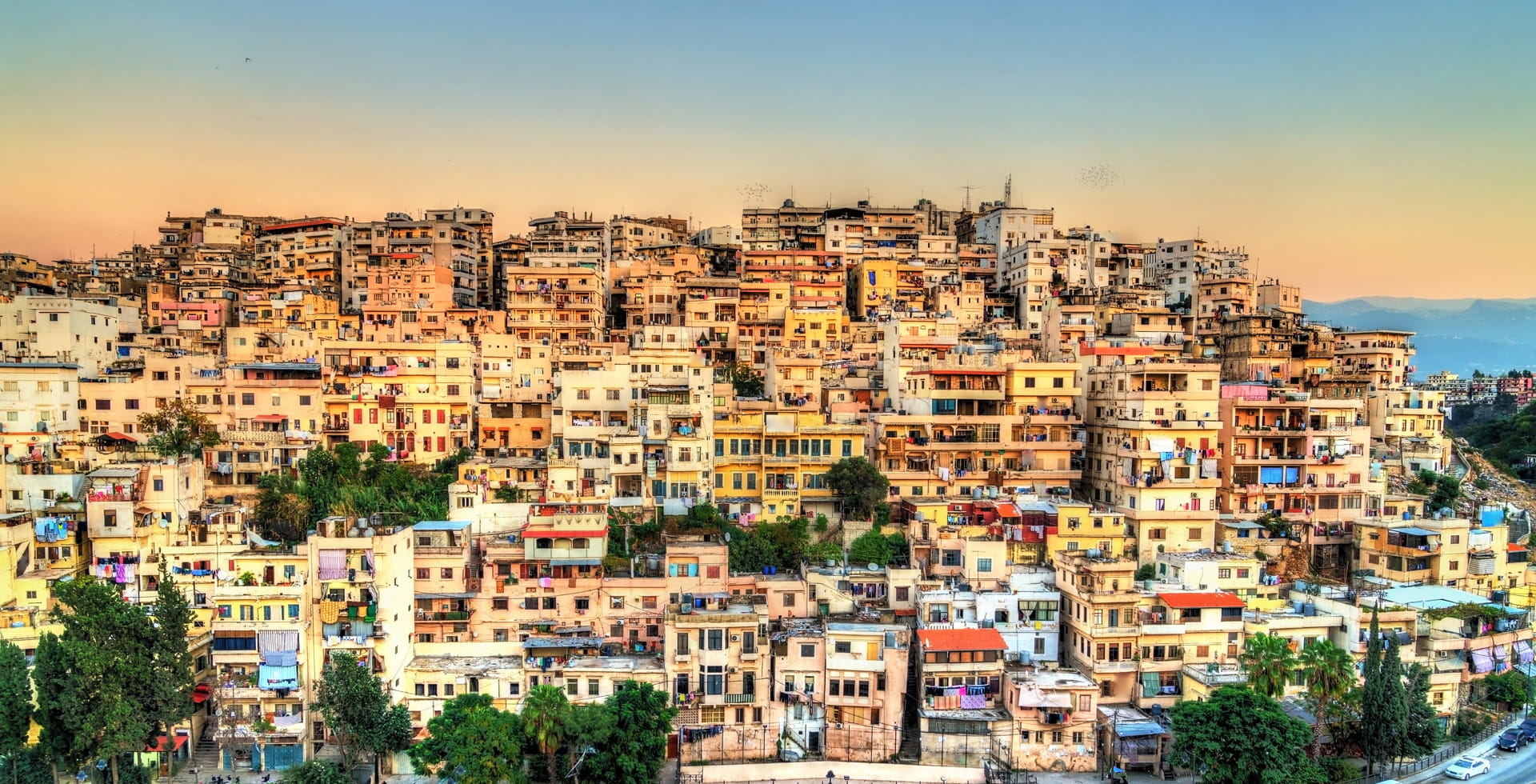 View of Tripoli, the second-largest city in Lebanon