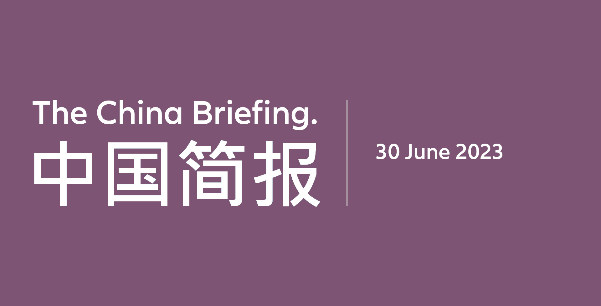 Article image: The China Briefing: Where’s the consumer