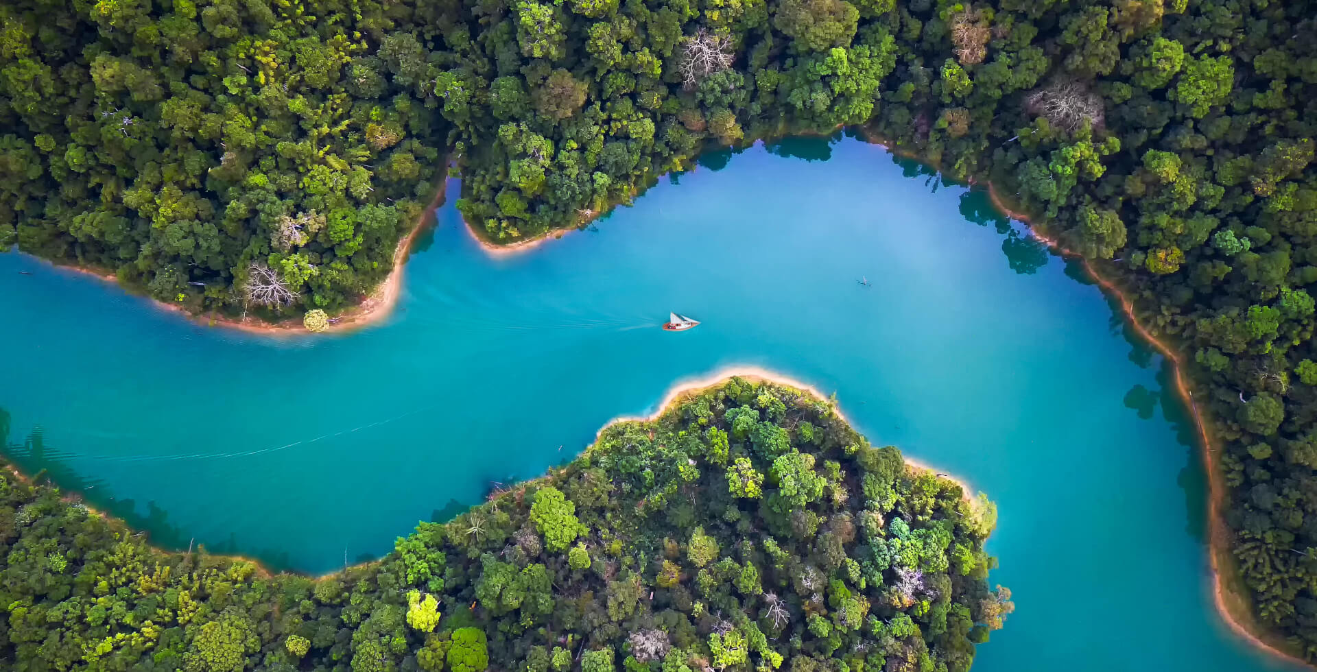 Bird eye view of Surat Thani fly in the morning